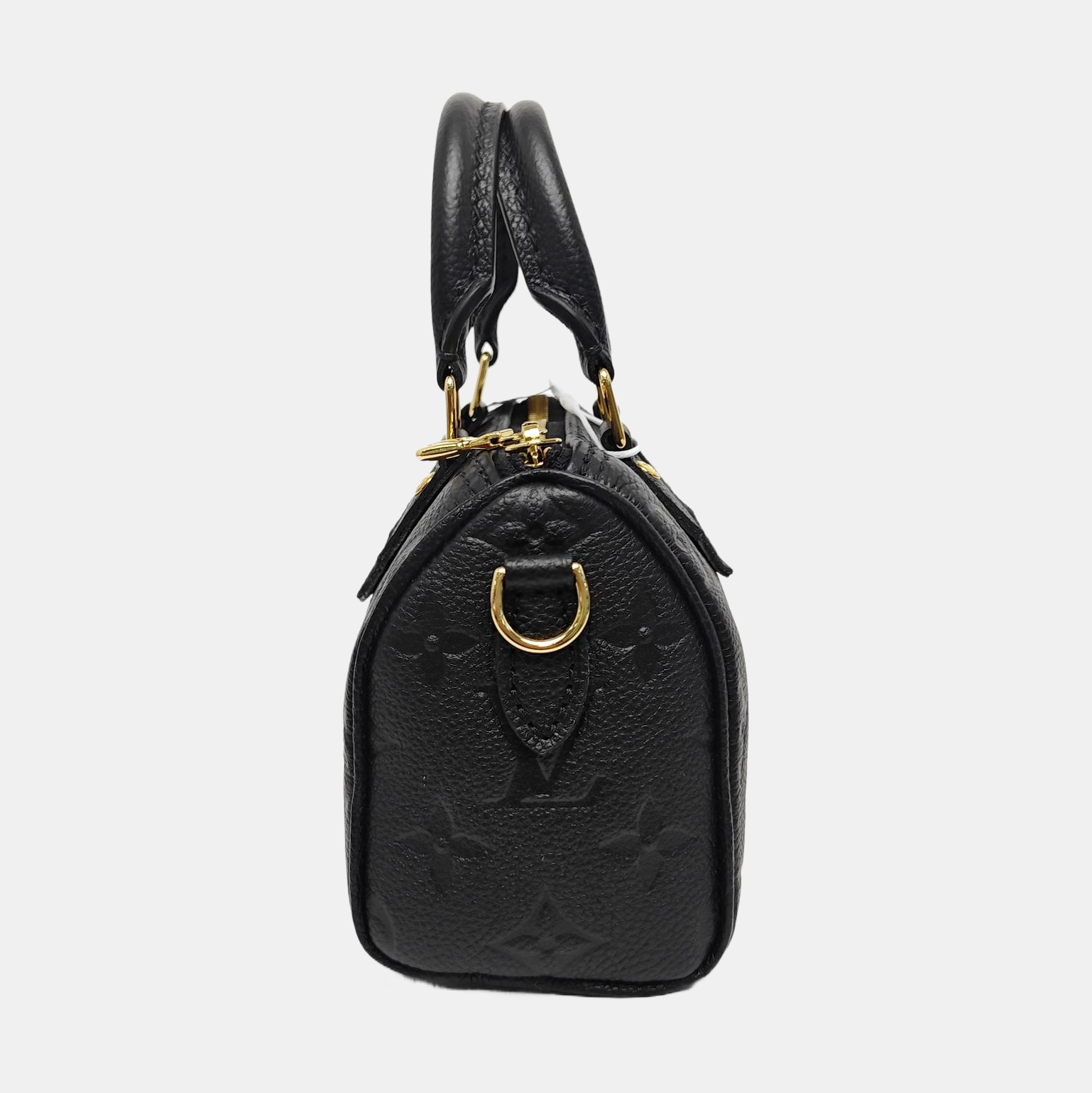 SPEEDY Nano Monogram Calfskin Black