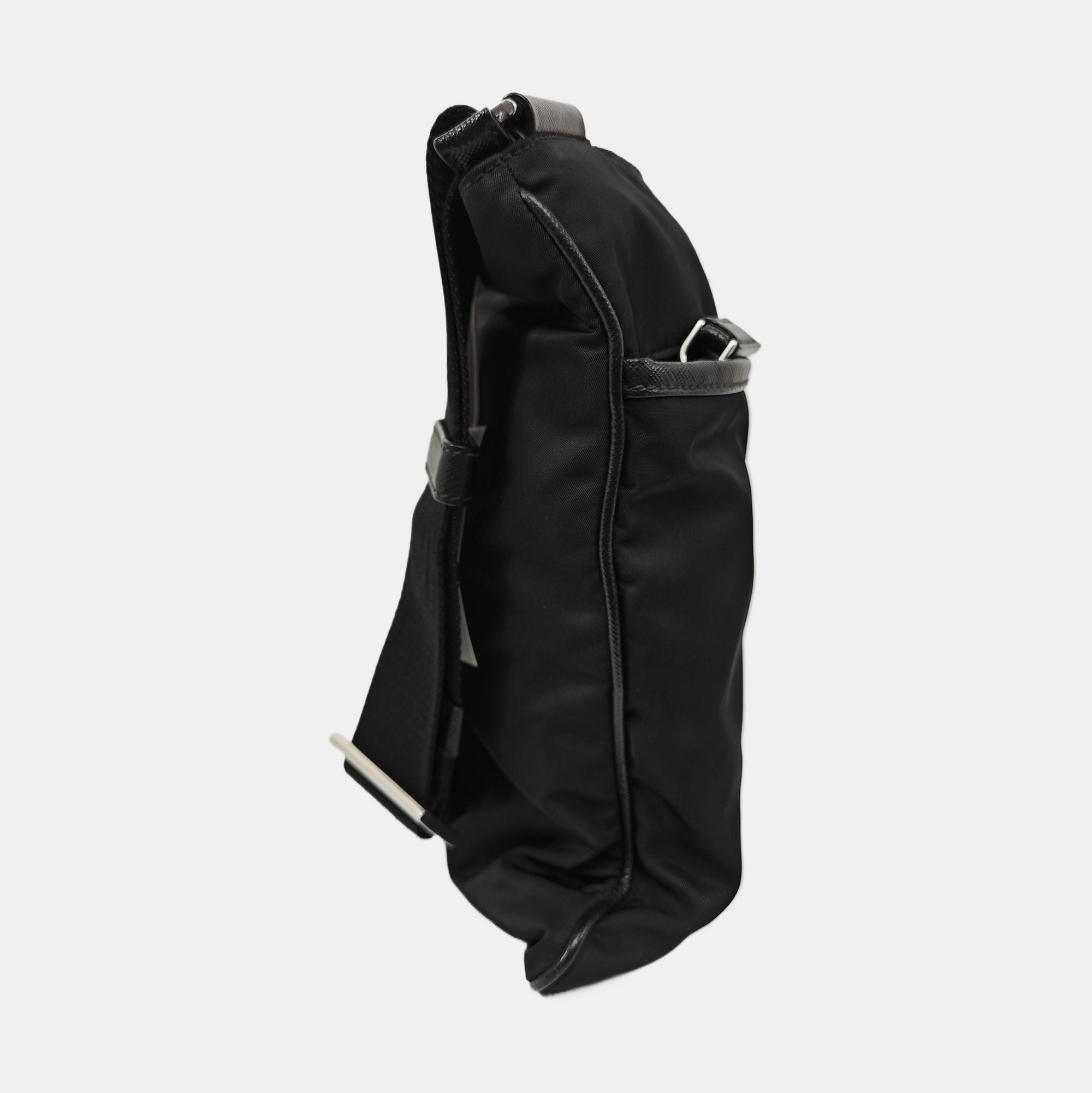 Nylon Crossbody Bag Nylon Black