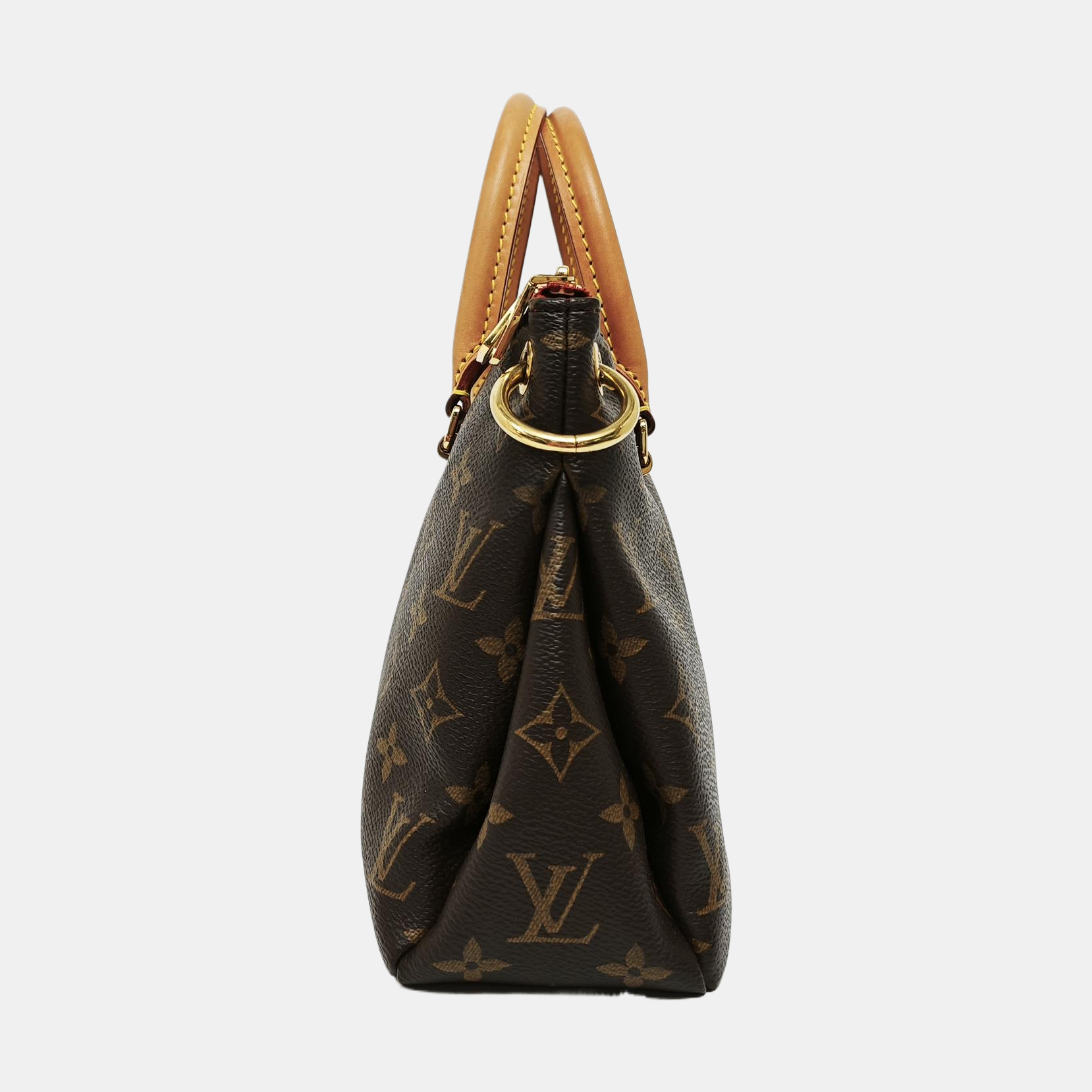 PALLAS BB Monogram Coated Canvas Brown