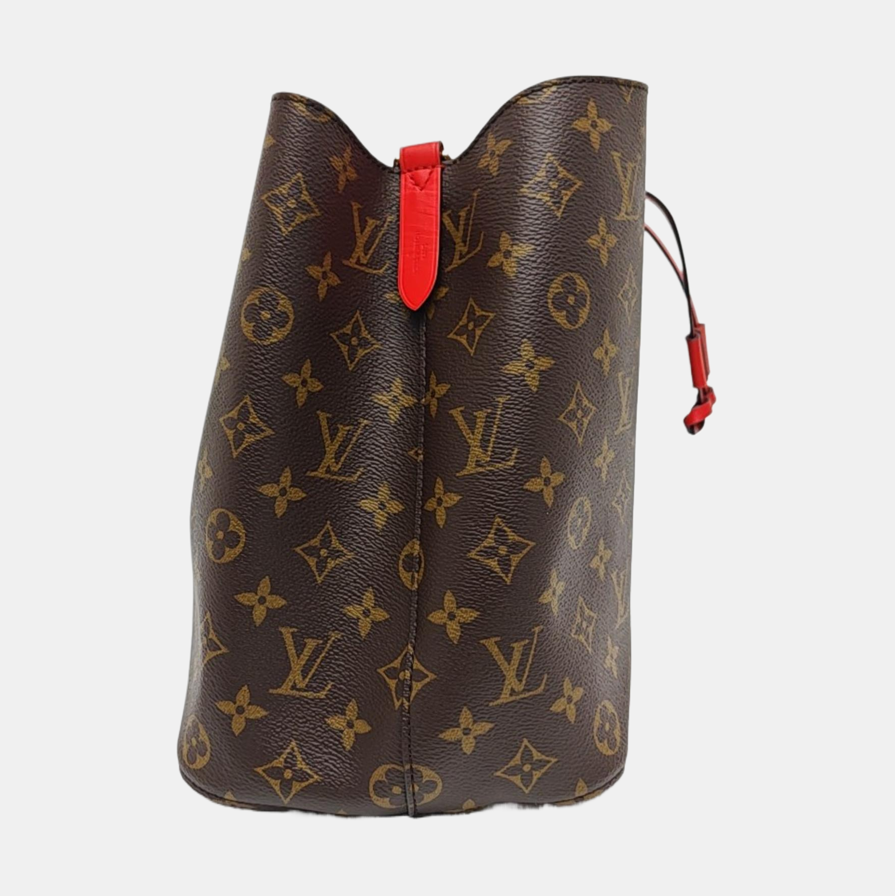 NÉONOÉ MM Monogram Coated Canvas Brown