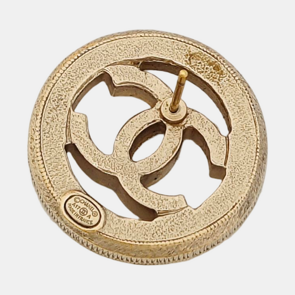 Metal Gold Stud Earrings