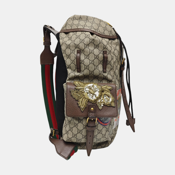 Disney X Gucci Monogram Coated Canvas Beige