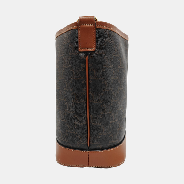 TRIOMPHE CANVAS Small Coated Canvas Brown