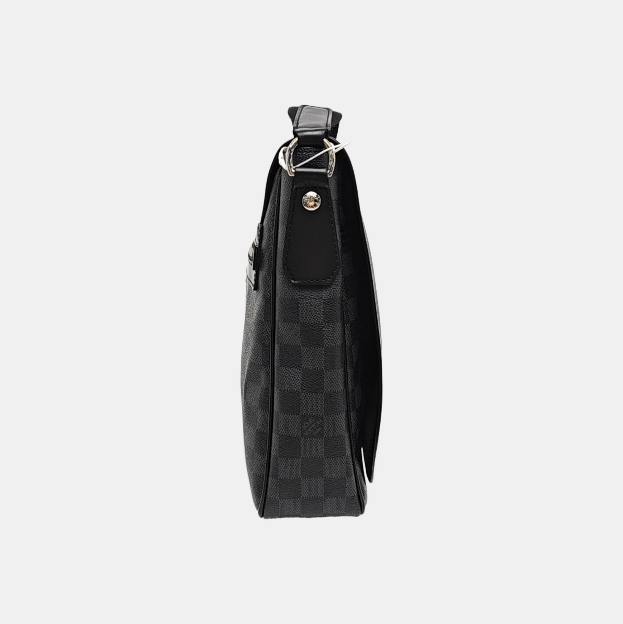 DANIEL Damier Graphite Coated Canvas Gray