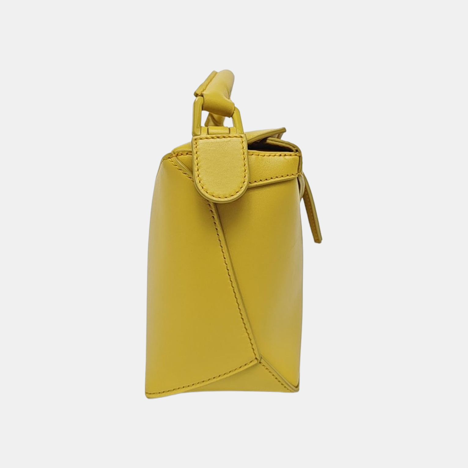 Puzzle Small Calfskin Yellow