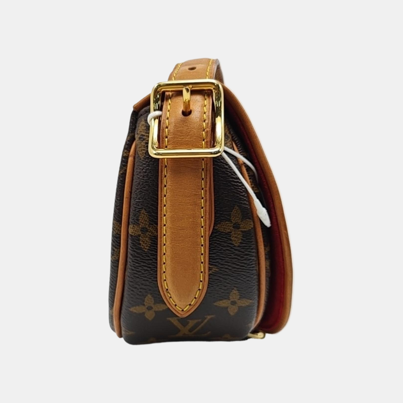 TAMBOURINE Monogram Coated Canvas Brown