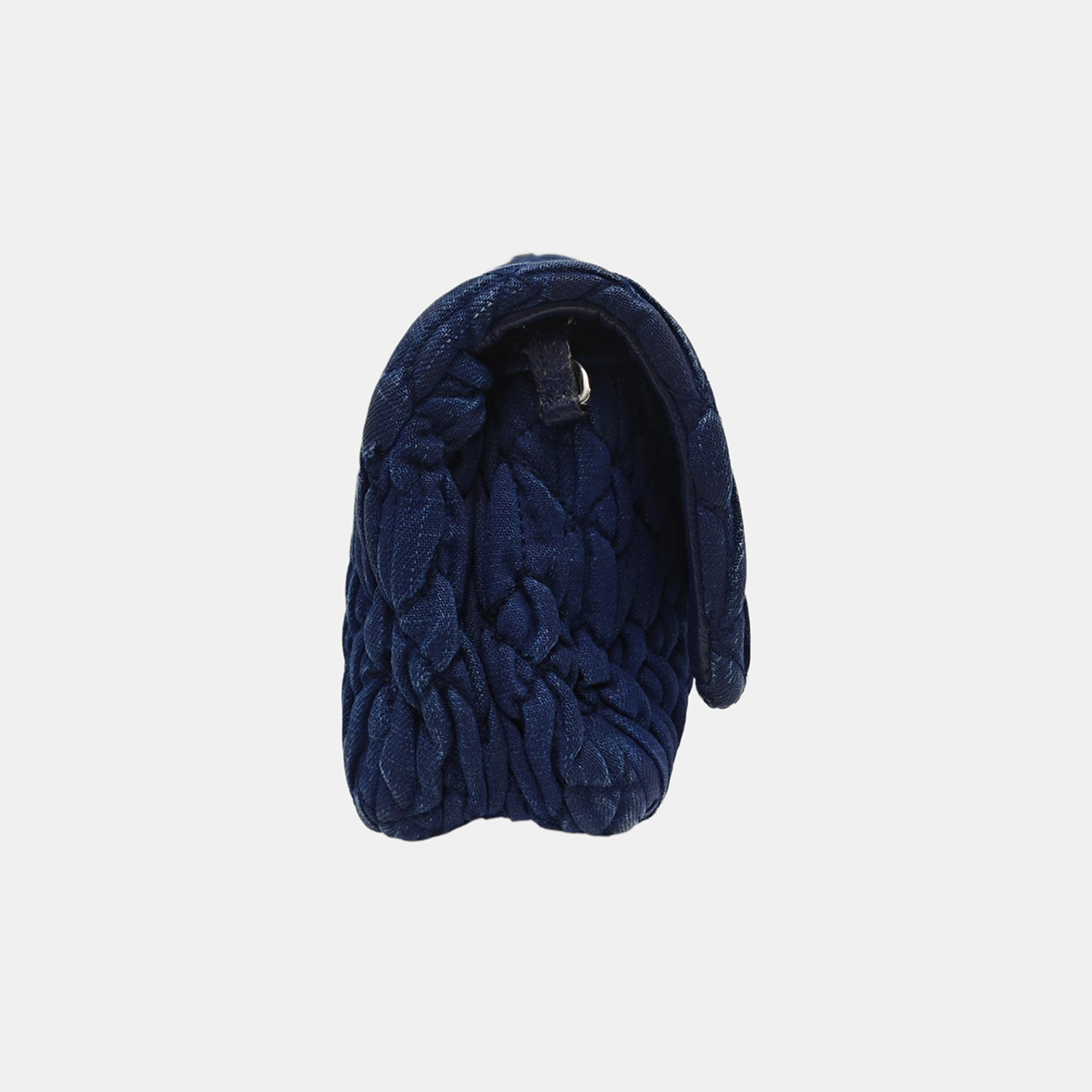 Crystal Quilted Fabric Blue