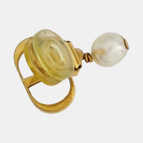 Metal Gold Clip On Earrings