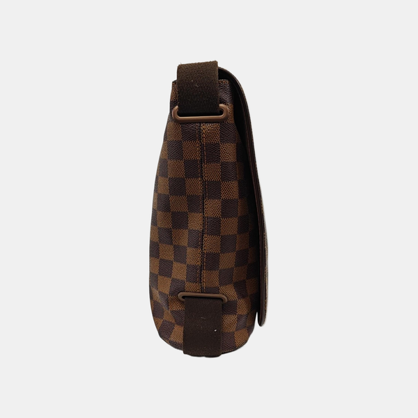 BROOKLYN Damier Ebene Coated Canvas Brown