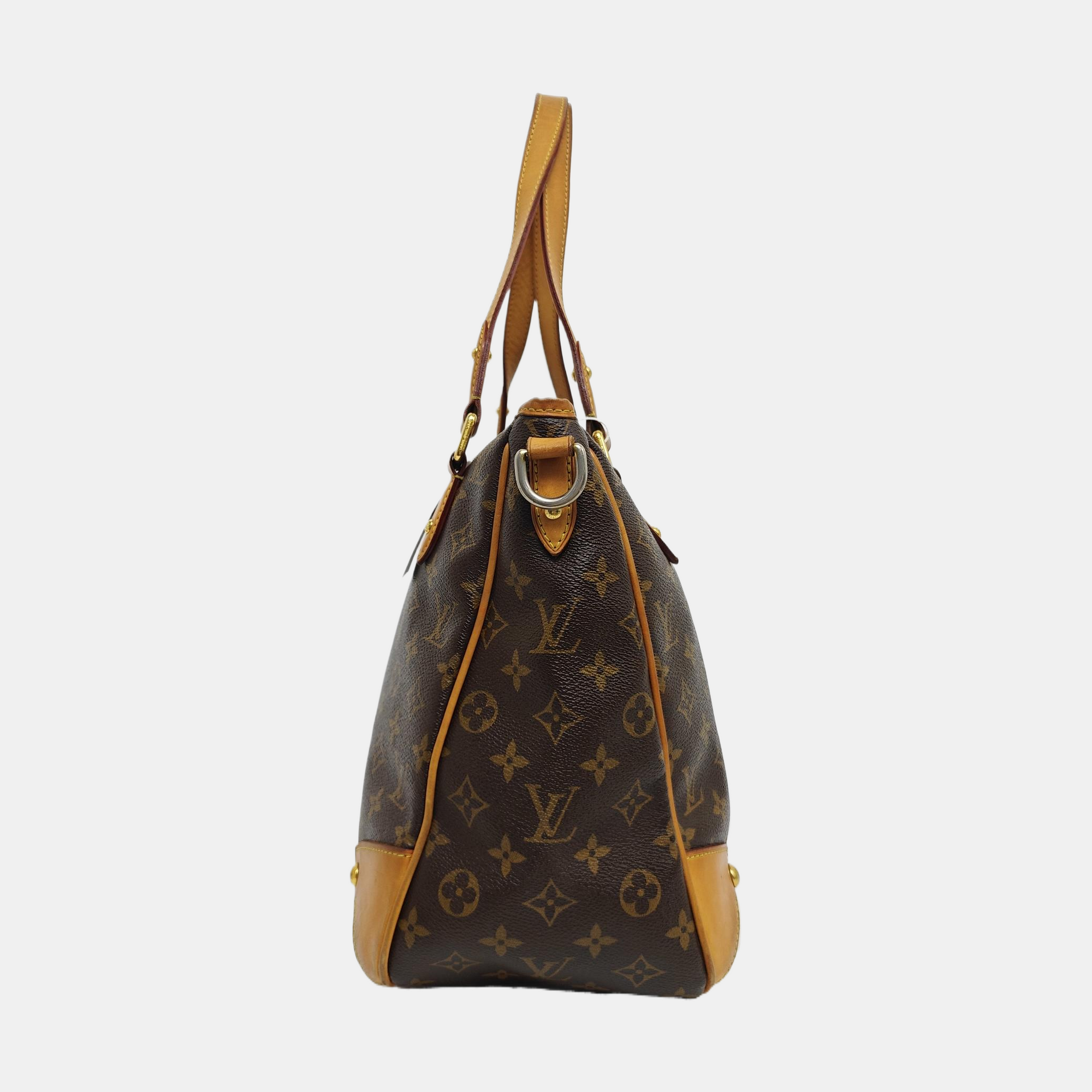 RETIRO GM Monogram Coated Canvas Brown