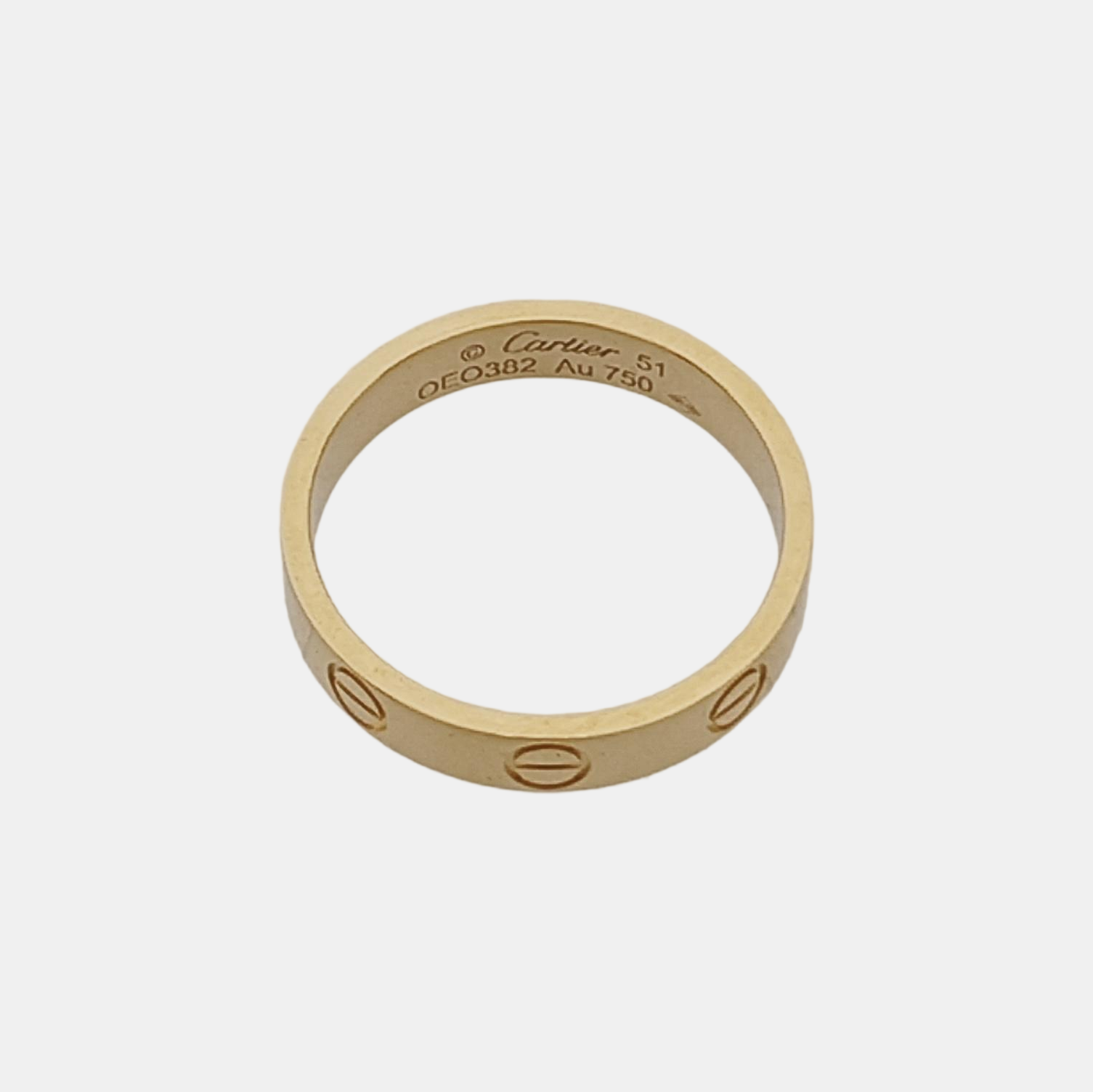 LOVE 18k Gold Ring EU 51