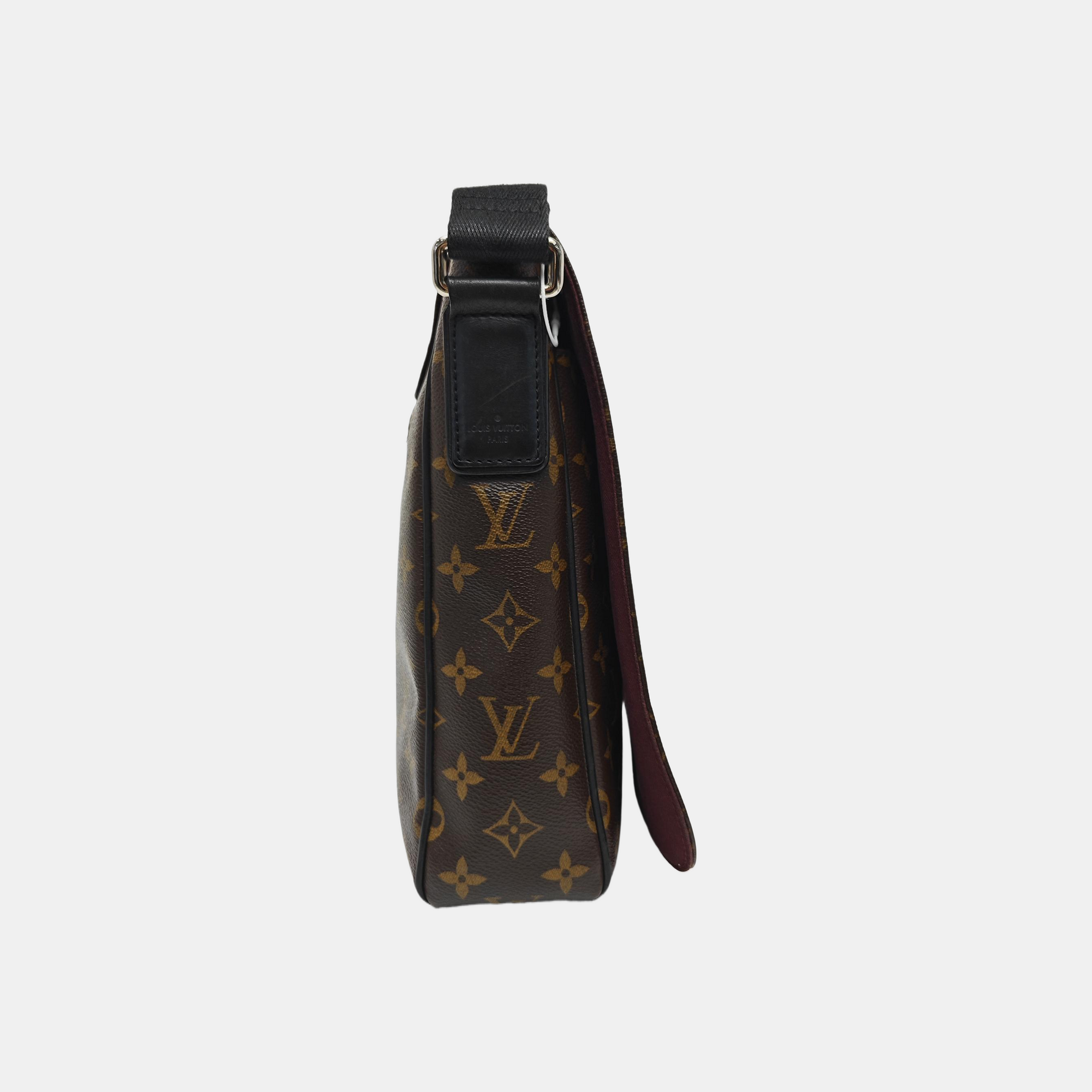 DISTRICT MM Monogram Coated Canvas Brown