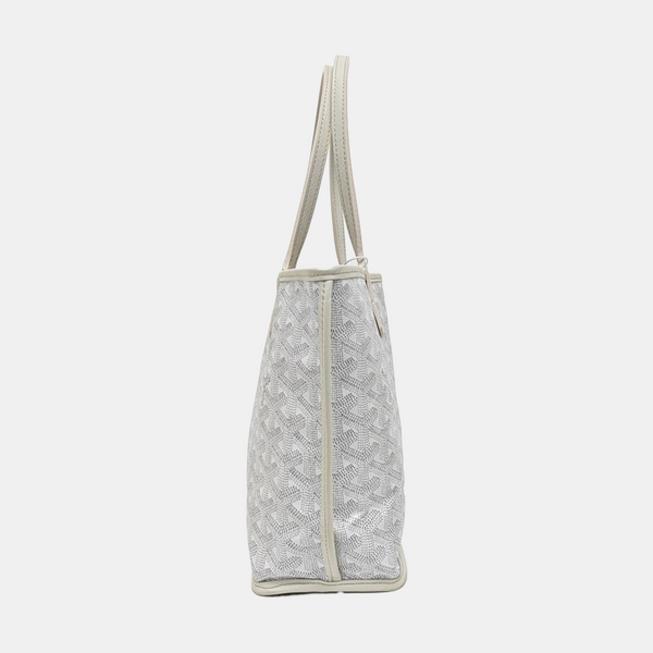 Anjou Mini Coated Canvas White