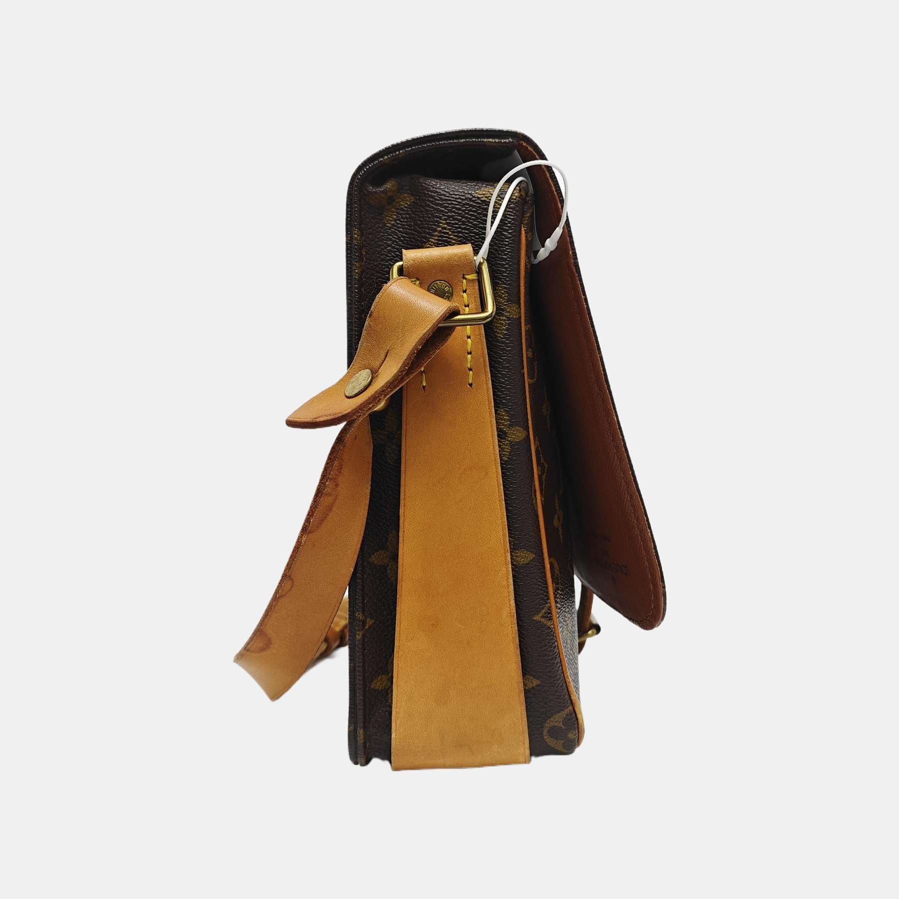 CARTOUCHIERE GM Monogram Coated Canvas Brown