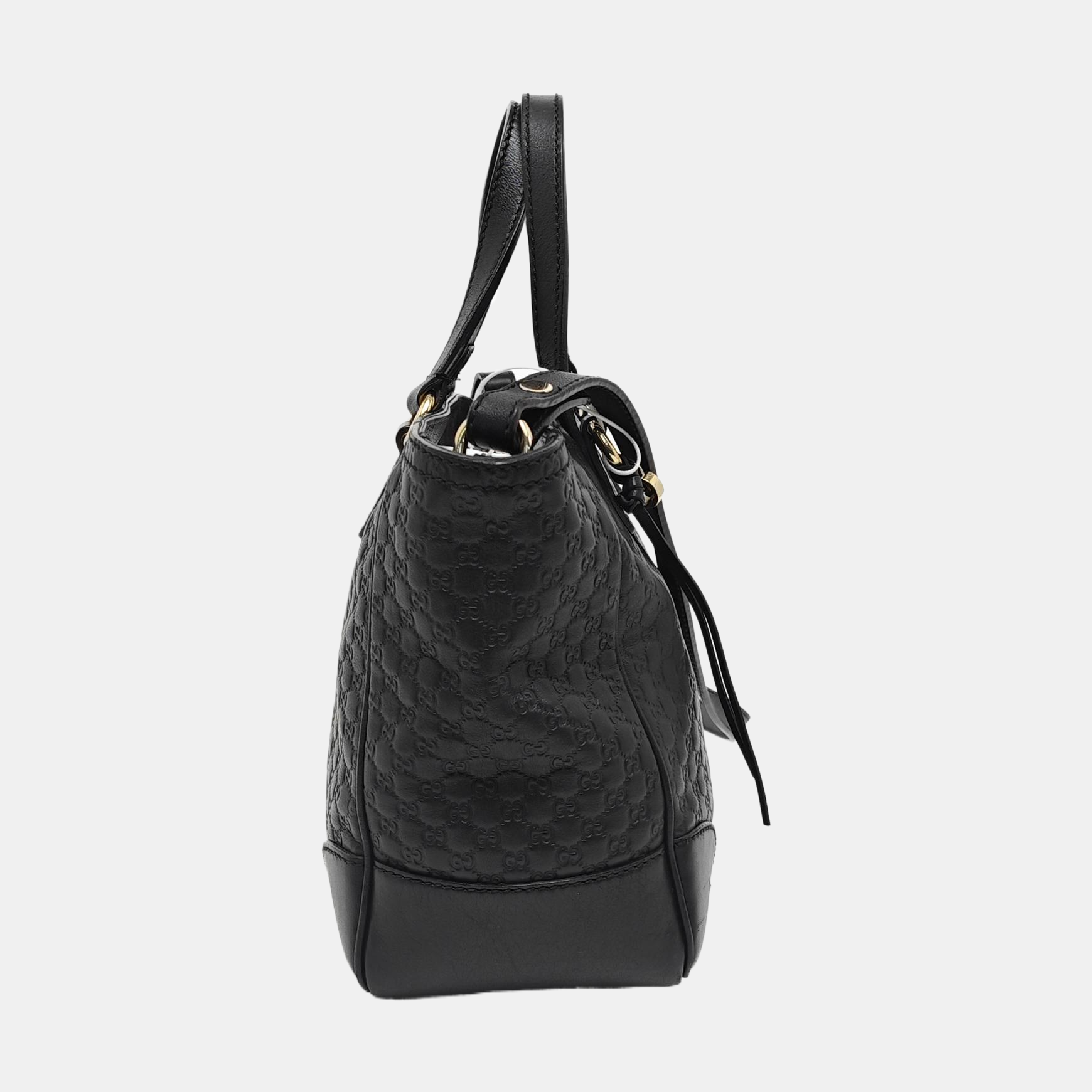 Bree Monogram Calfskin Black