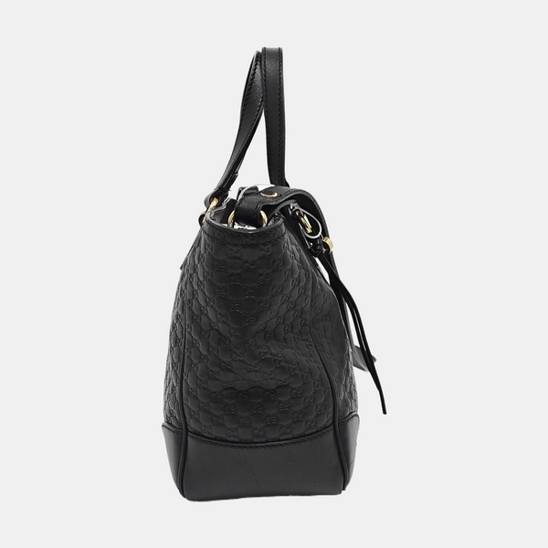 Bree Monogram Calfskin Black