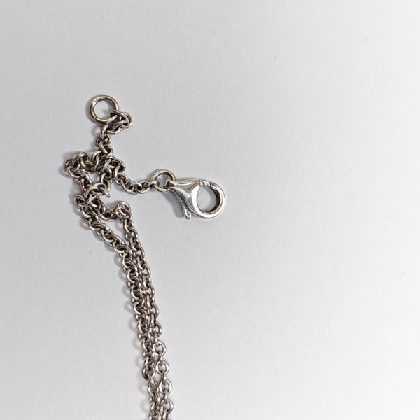LOVE 18k White Gold Silver Bracelet