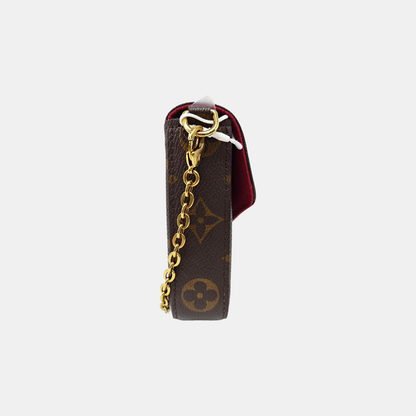 FÉLICIE Monogram Coated Canvas Brown