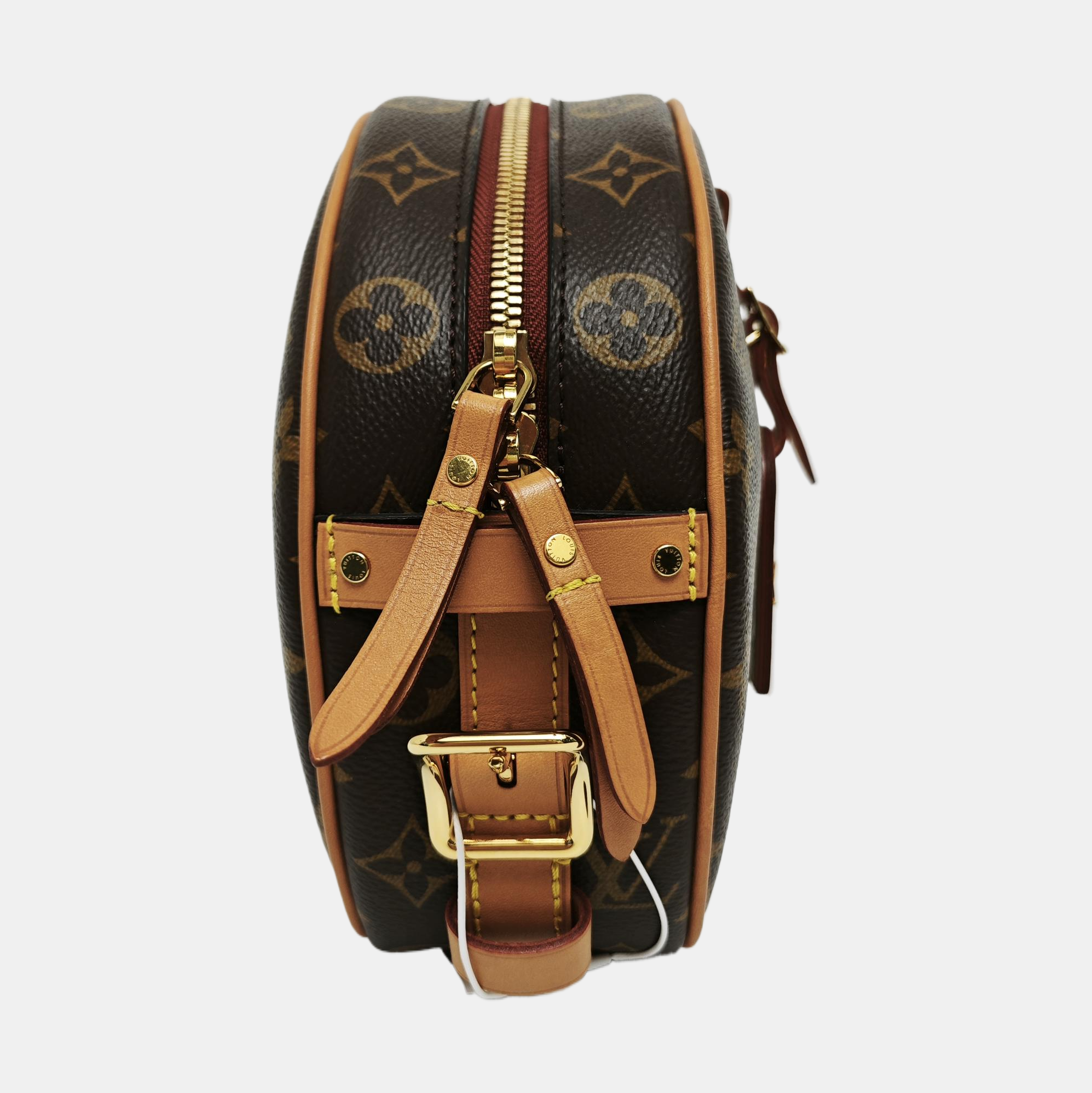 BOITE CHAPEAU MM Monogram Coated Canvas Brown