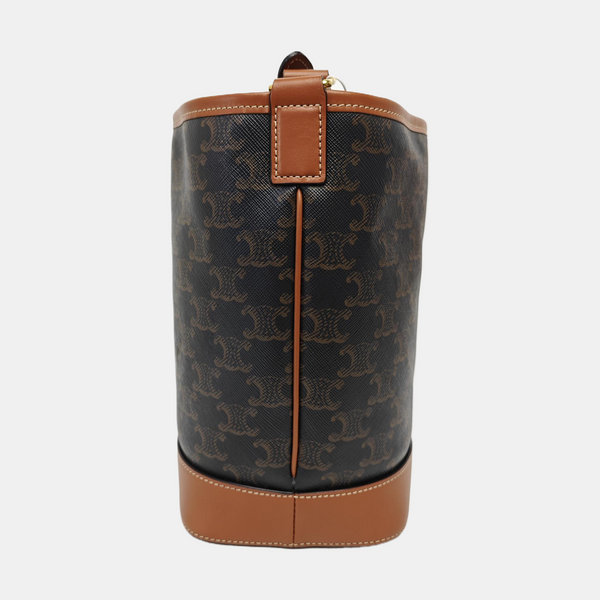 TRIOMPHE CANVAS Small Coated Canvas Brown