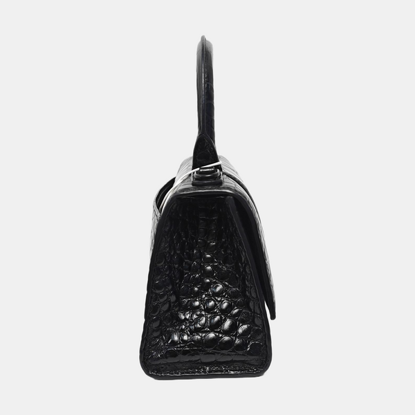 Hourglass Small Calfskin Black