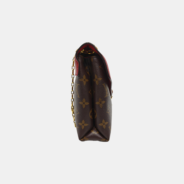 PALLAS BB Monogram Coated Canvas Brown