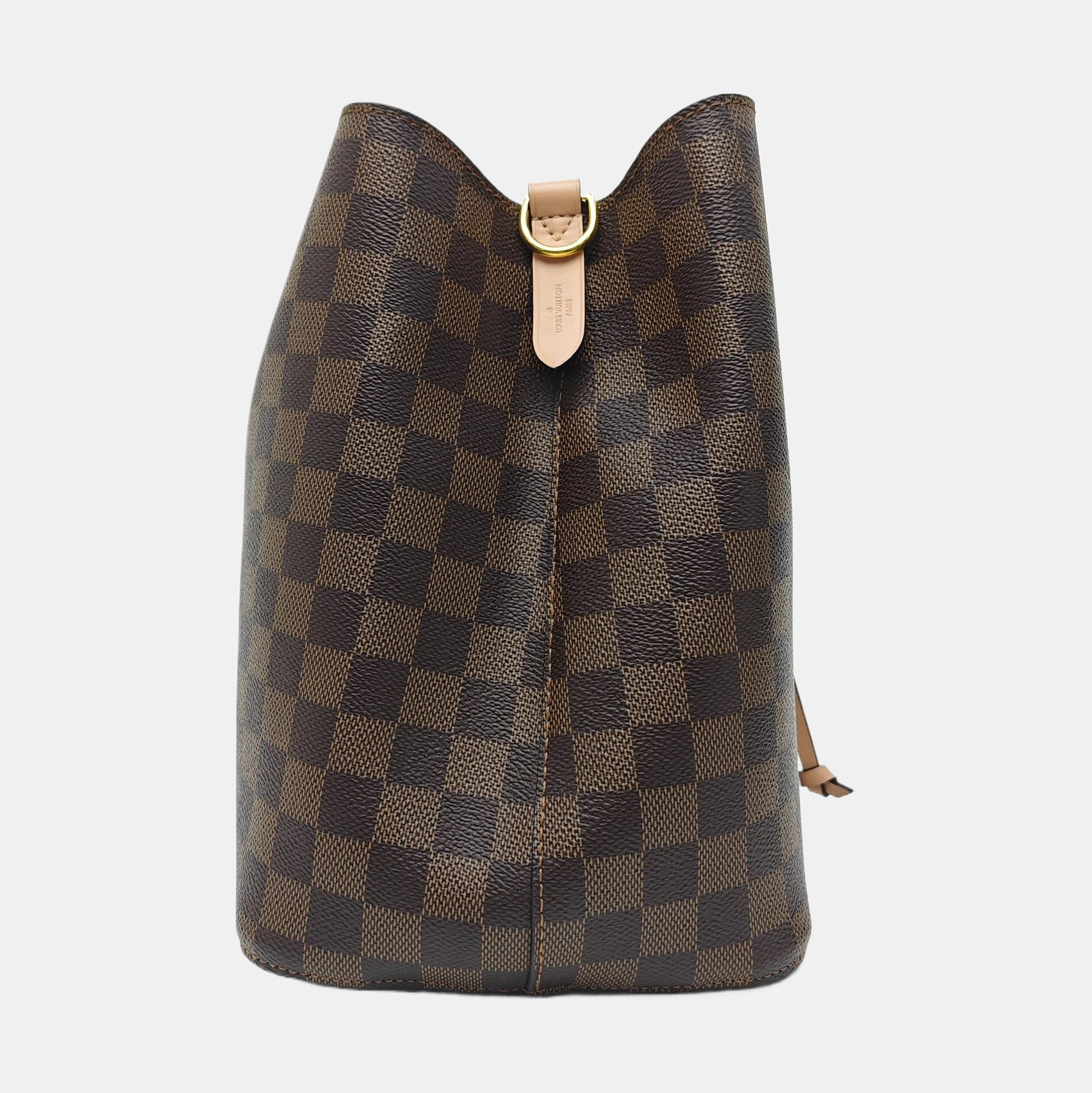 NÉONOÉ MM Damier Ebene Coated Canvas Brown