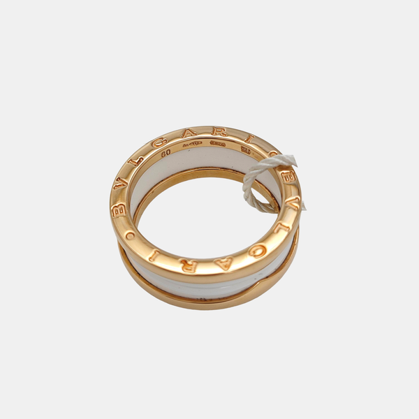 B.ZERO1 18k Rose Gold Ring EU 60