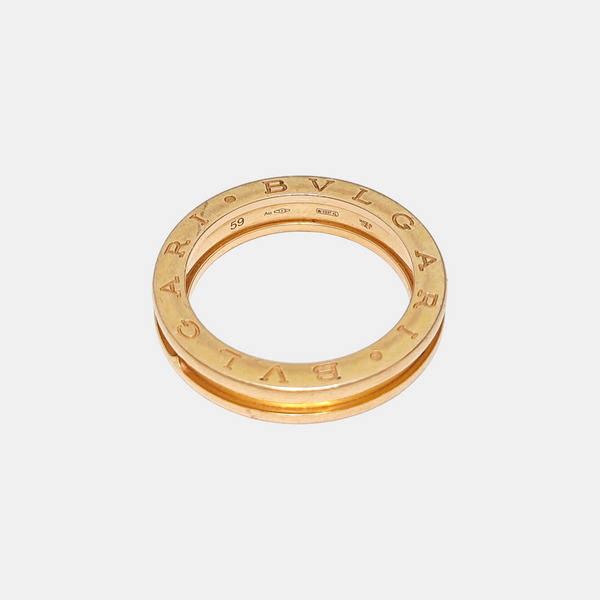 B.ZERO1 18k Rose Gold Ring EU 59
