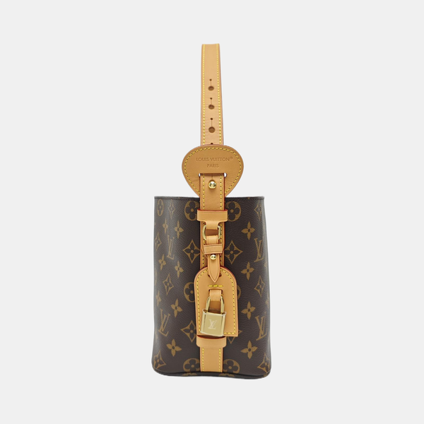 ALL IN Monogram Coated Canvas Brown