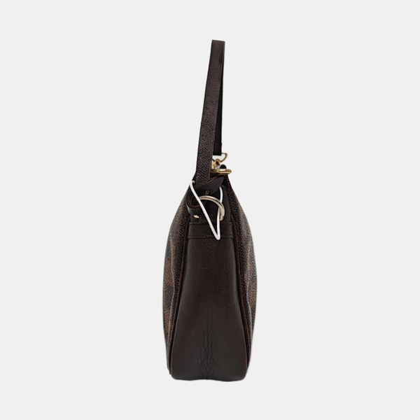 TROUSSE MAKE UP Damier Ebene Coated Canvas Brown
