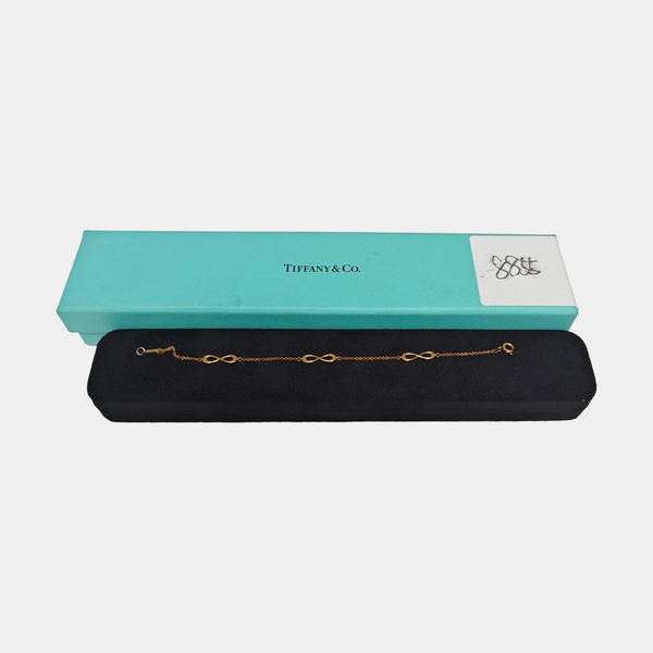 Tiffany Infinity 18k Rose Gold Bracelet