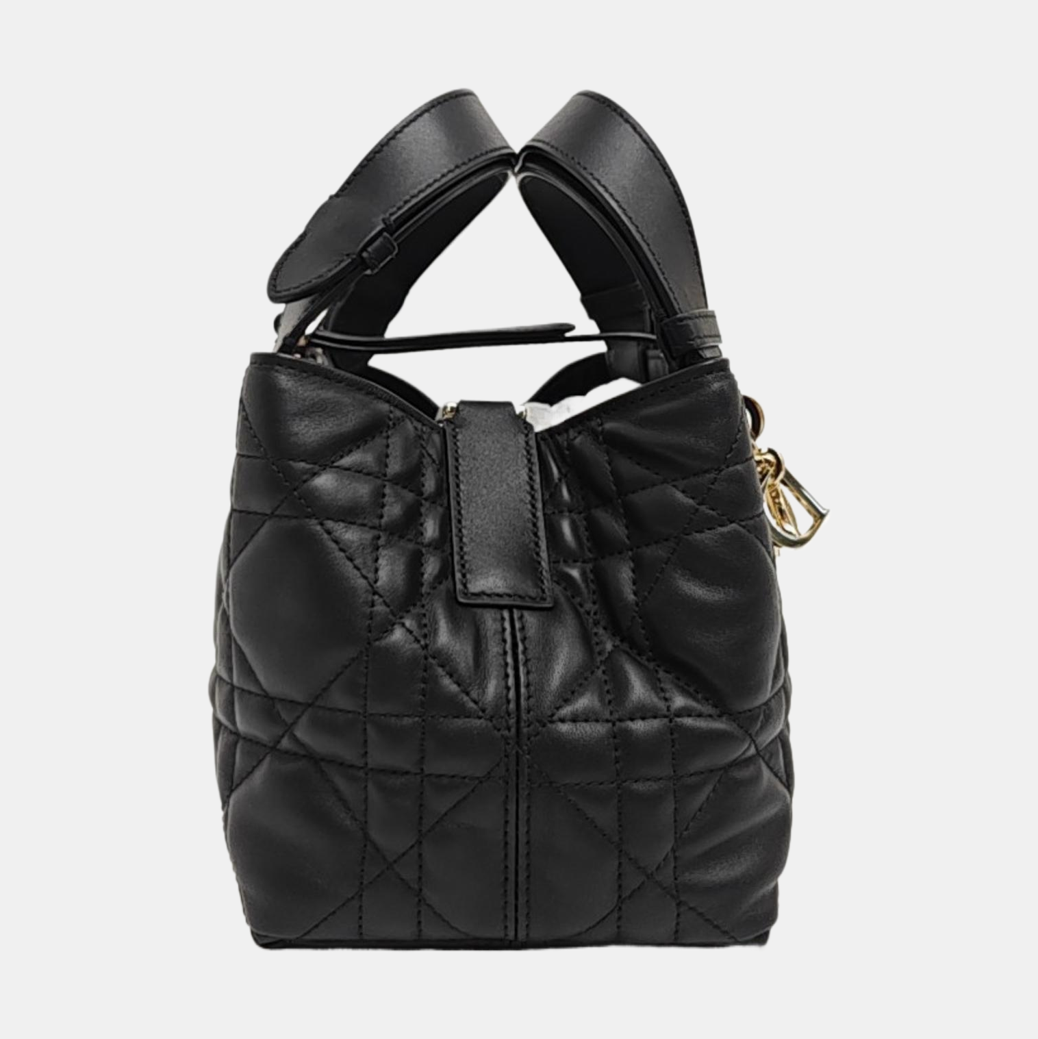 Toujours Small Cannage Calfskin Black
