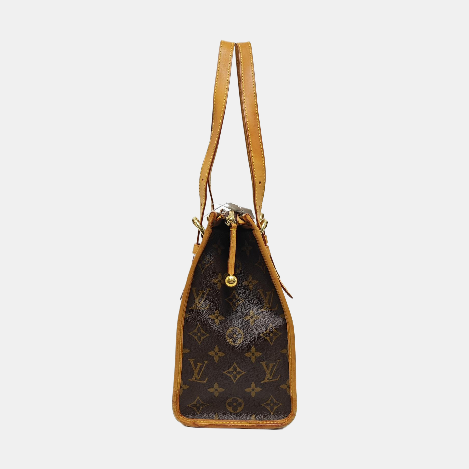 POPINCOURT Monogram Coated Canvas Brown