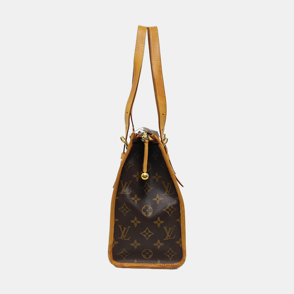 POPINCOURT Monogram Coated Canvas Brown