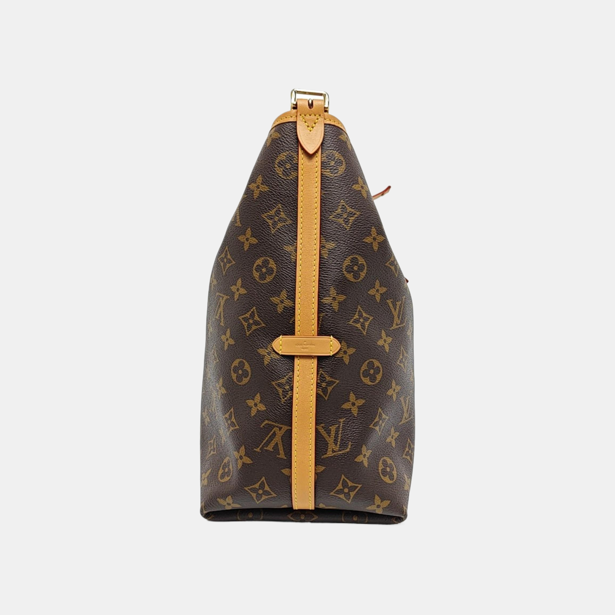 CARRYALL MM Monogram Coated Canvas Brown
