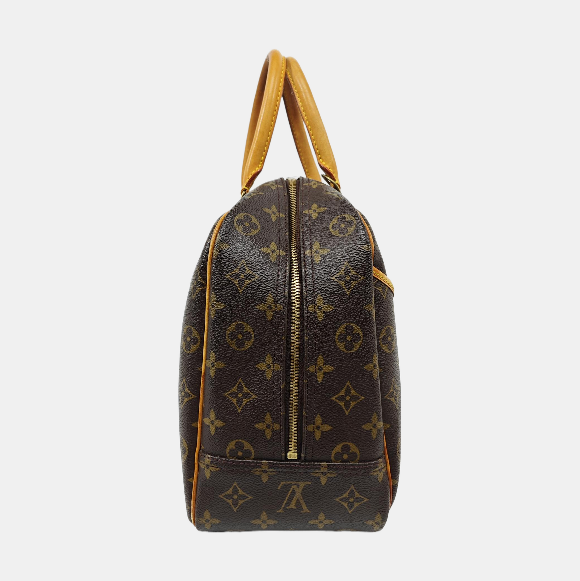 DEAUVILLE Monogram Coated Canvas Brown