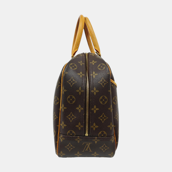 DEAUVILLE Monogram Coated Canvas Brown