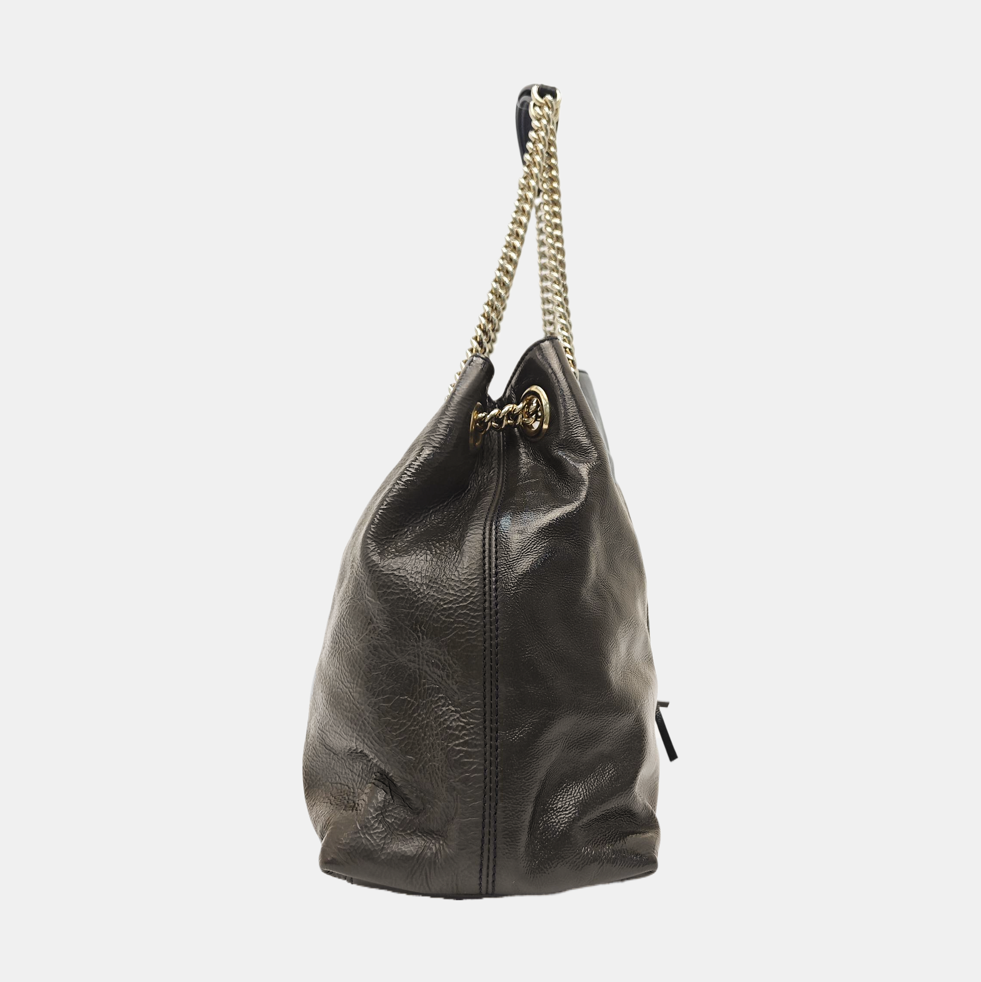 Soho Large Patent Leather Green