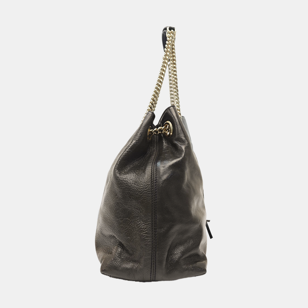 Soho Large Patent Leather Green