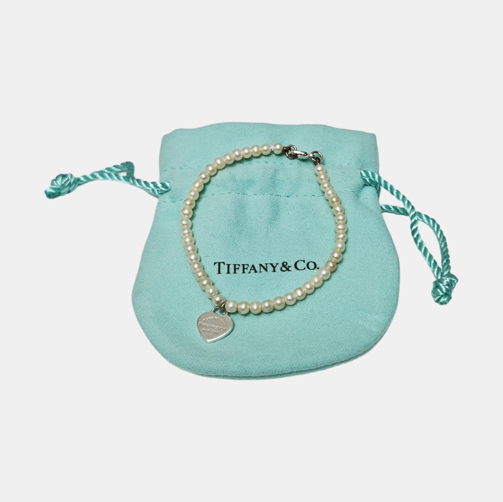 Return To Tiffany 925 Sterling Silver White Bracelet