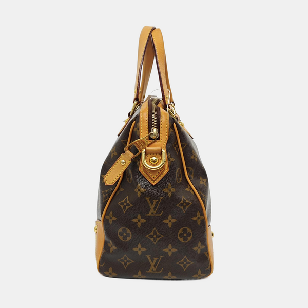 RETIRO NM Monogram Coated Canvas Brown
