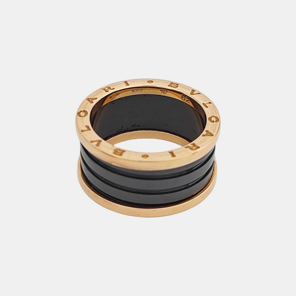 B.ZERO1 18k Rose Gold Ring EU 62