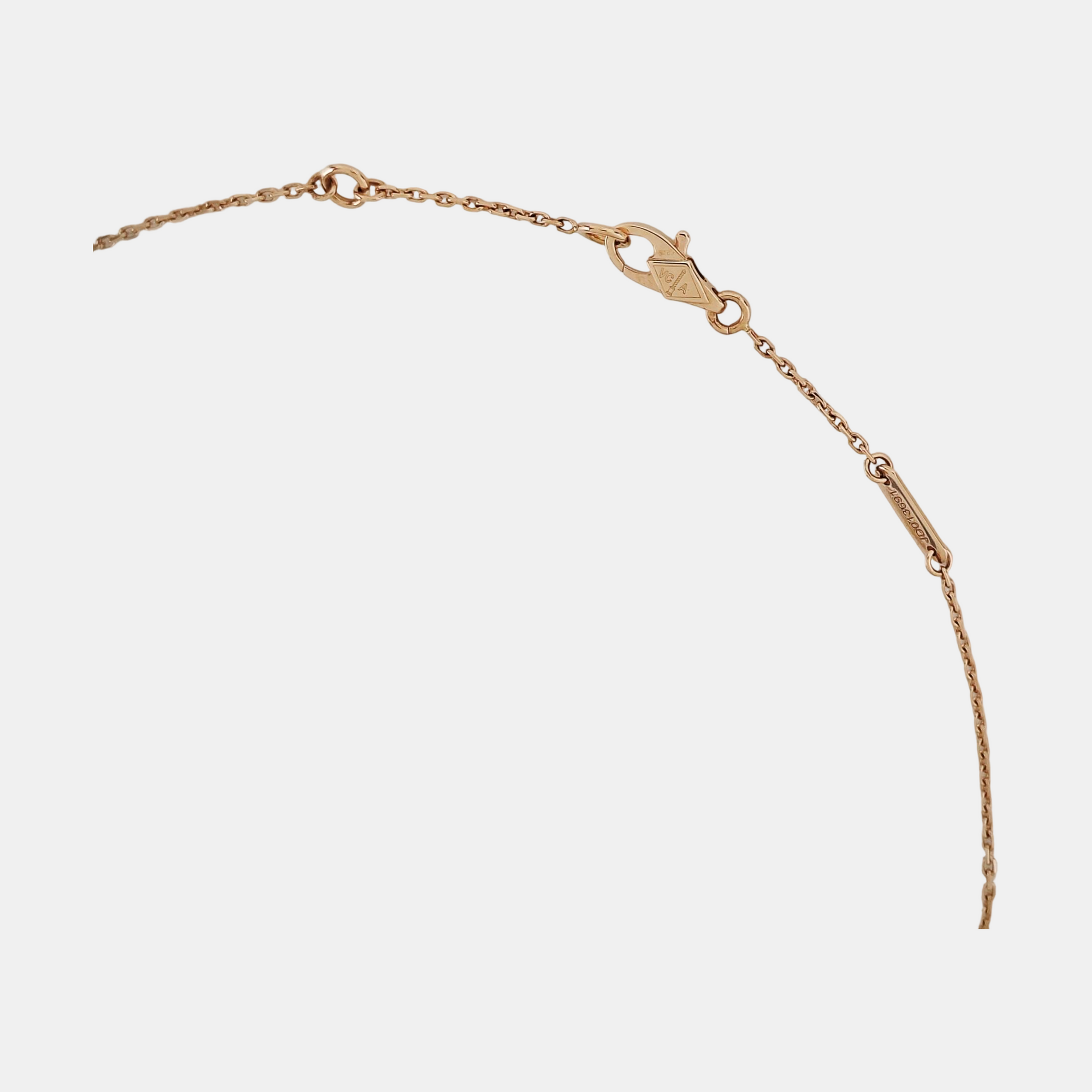 Sweet Alhambra 18k Rose Gold Necklace