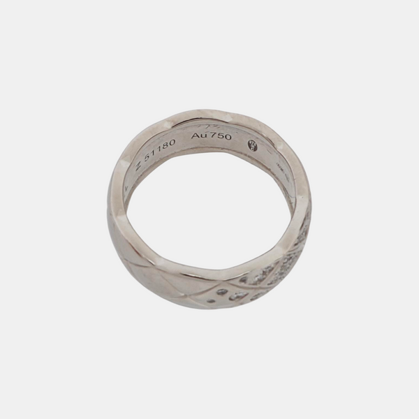 COCOCRUSH 18k White Gold Silver Ring EU 50