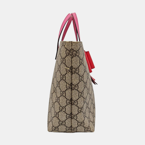 Children’s GG Bucket Monogram Coated Canvas Beige