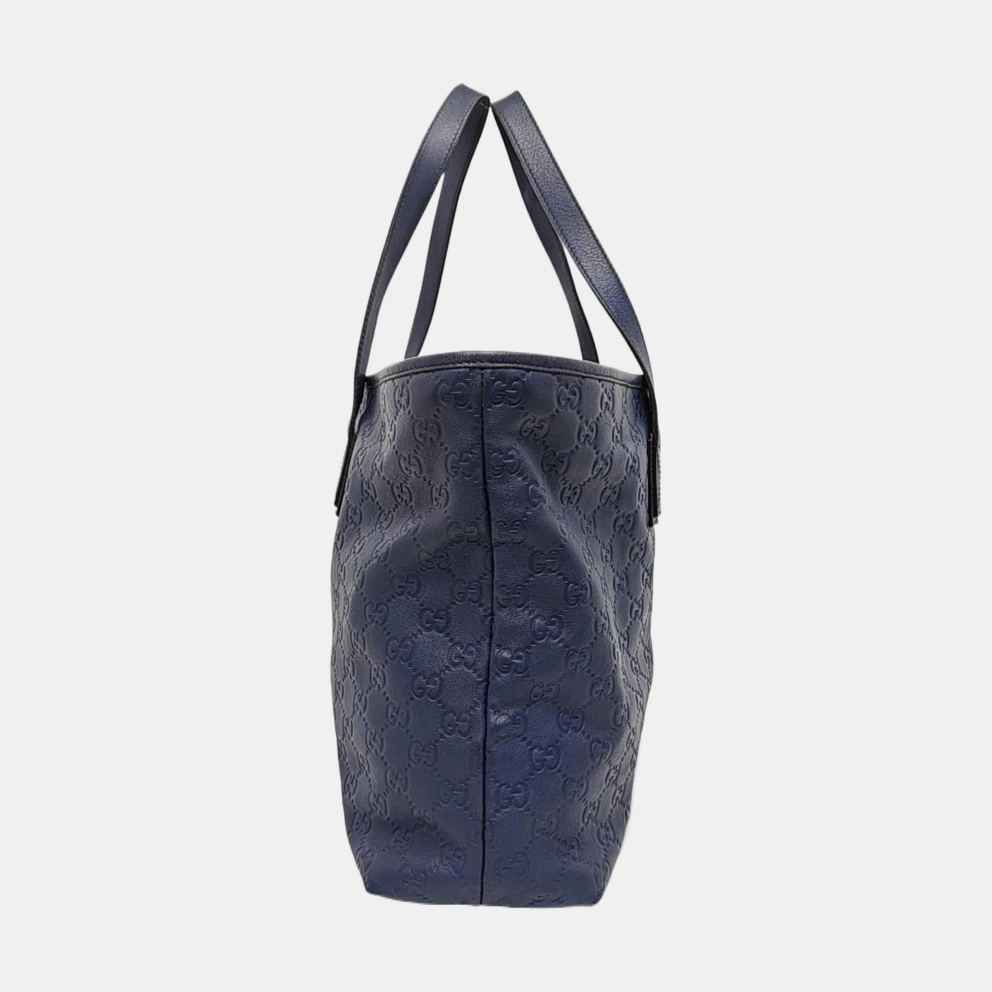 GG Imprime Monogram Calfskin Blue
