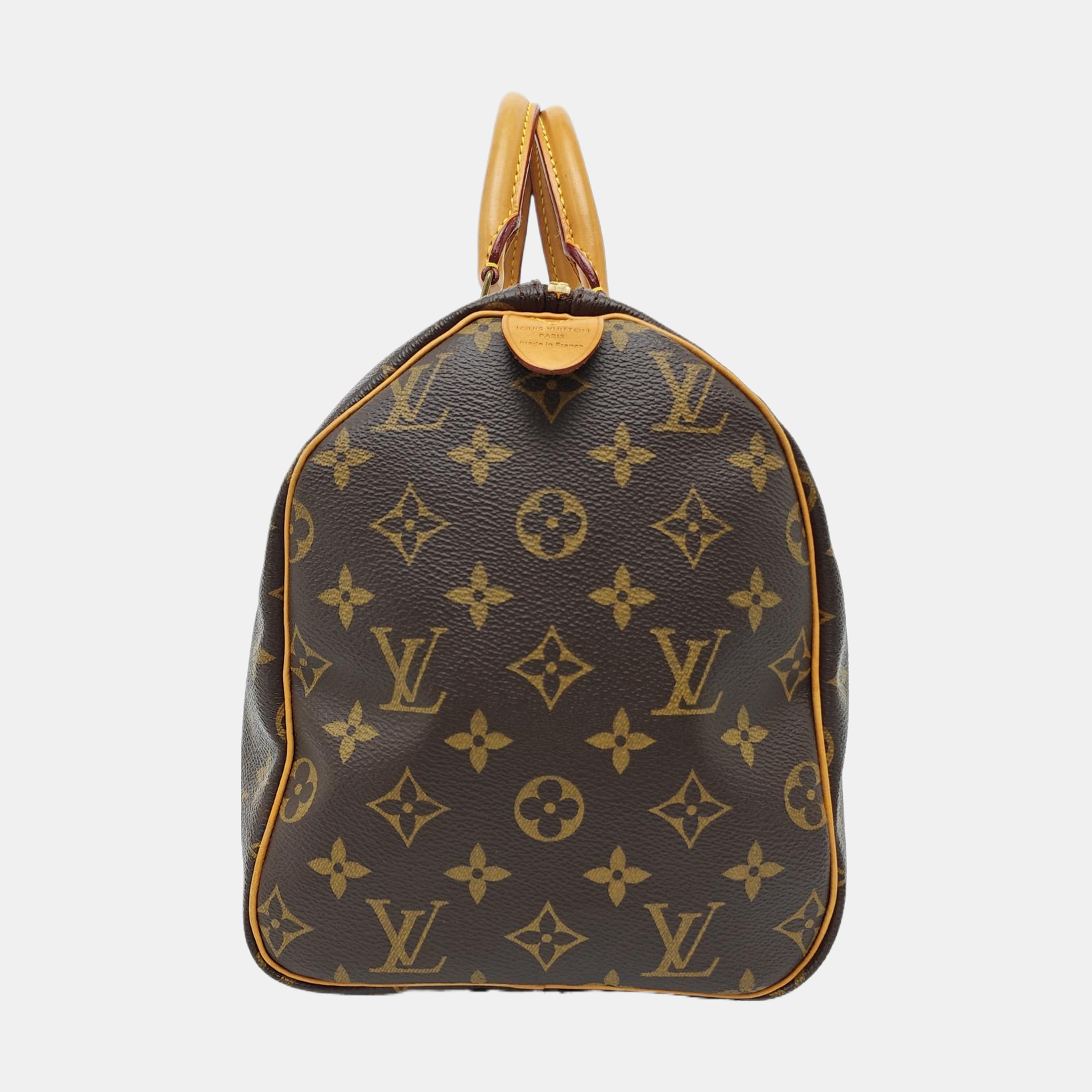SPEEDY 30 Monogram Coated Canvas Brown
