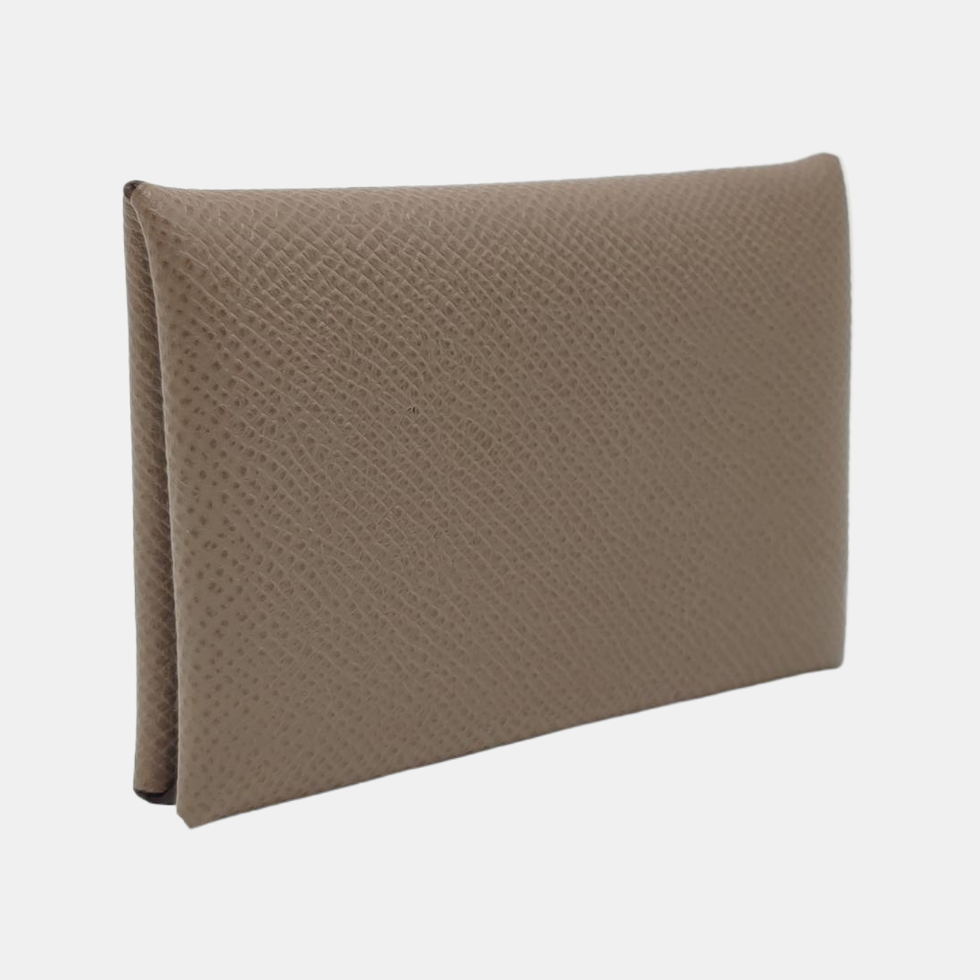 Calvi Epsom Gray Card Holder