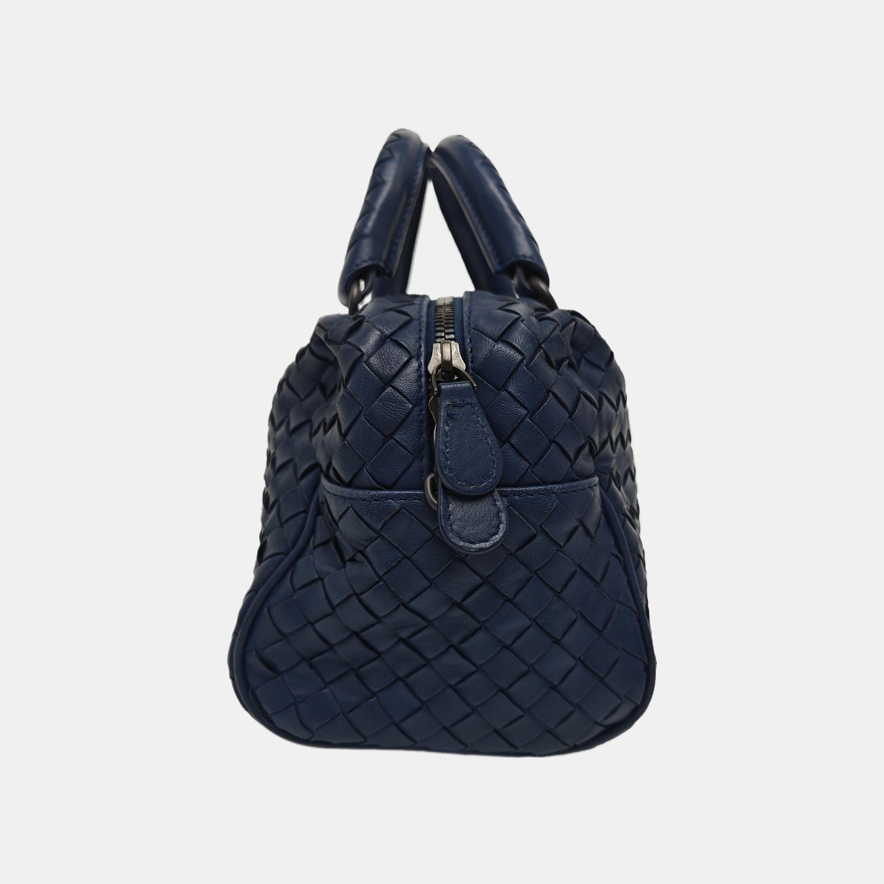 Lambskin Shoulder Bag Blue